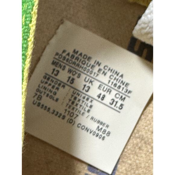 Converse Chuck Taylor All Star Jamaican Flag Low Top Canvas Sneakers Men's 12 - Picture 10 of 10